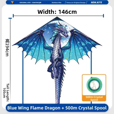XIAOYAOJIN | Dragon-shaped High-end Easy-to-Fly Kite for Children and Adults