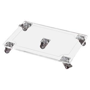 FANGXIANSHENG | Clear Acrylic Furniture Base Wheels Round Tray Square Tray