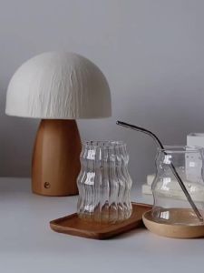 MAYANG KARYA 500ML Heat Resistant Healthy Glass CupsWater GlassCoffee CupsFlower Tea Glass Microwave Safe Glass Tea Cups