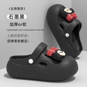 Dép Xỏ Ngón Đế Dày Mùa Hè 2025 EVA Ngoài Trời Chống Trượt Đi Biển Cảm Giác Đi Đế Dày Dép Xỏ Ngón Cho Nữ