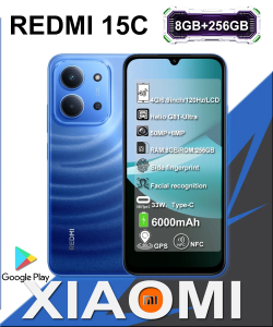 Redmi | Xiaomi Redmi 15C Ultra-long battery life smartphone 8+256GB ram