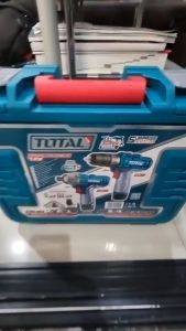 ชุดสว่านแบตเตอรี่ 12V + สว่านกระแทก 12V รุ่น TOSLI240586 (Cordless 2 Pcs combo kit)TOTAL