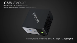 GMKtec EVO X1 AMD Ryzen AI 9 HX370 Windows Mini PC 32GB DDR5 RAM 4TB NVME SSD Gaming Computer Gaming PC Gaming PC Windows 11 WIFI 6
