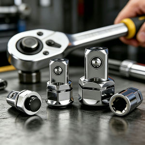 1/4 3/8 1/2 Inch Hex Ratchet Wrench Socket Adapter Quick Release Converter Chrome Vanadium Steel Drive Tool Accessories