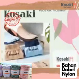 Kaus Kaki Premium Dobel Tumit KOSAKI Authentiko Motif Timbul