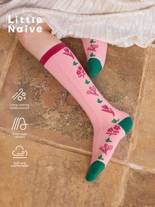 Little Naive | Antibacterial Retro Mid-calf Socks