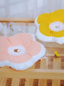 Gối Vòng Chống Liếm Hình Bông Hoa Có Dây Rút cho Chó Mèo - Bằng Bông Phủ Chống Thấm Nước Siêu Nhẹ