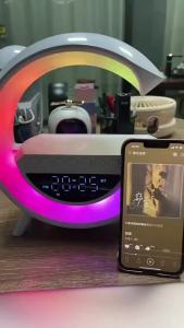 Pengecasan Tanpa Wayar Pembesar Suara Bluetooth Pembesar Suara Rumah Suasana Cahaya Malam Besar G3401 Kecil G Pembesar Suara Bluetooth Pelbagai fungsi