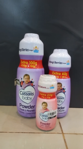 CUSSONS - BABY POWDER / BEDAK BAYI UKURAN KECIL SEDANG & BESAR