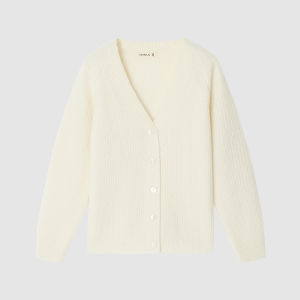 ICICLE | Winter Wool and Nylon Circle Yarn Knit Cardigan
