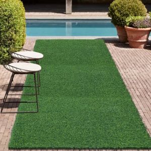 Karpet Rumput Sintetis Berkualitas Tinggi 4M×5M Karpet Rumput Bermuda Dekorasi Lantai Taman Luar Ruangan