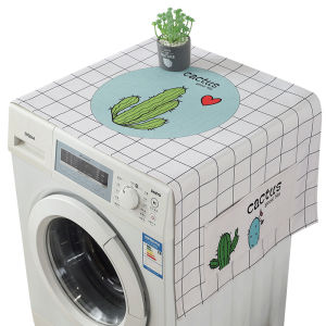 Waterproof Sunscreen Dustproof Cover for Front Load Washing Machine Northern European Style
