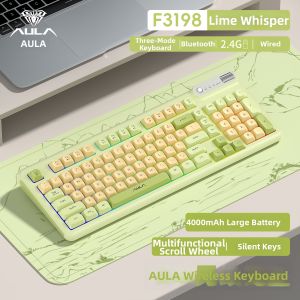 ESPORTS LIVNG MUSEUM | Quiet 3-Mode Wireless Keyboard Mouse Set for Laptops