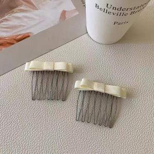 Broken Hair Organize Fantastic Bows Hair Comb Princess Hairstyle Bangs Comb Reverse Insert Barrettes Hairpin Comb Hairpin Hair Accessories Headdress