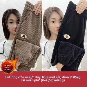 QIAOXIZI | Warm Womens Loose Mom Fit Casual Pants