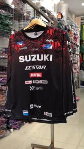 เสื้อ SUZUKI ECSTAR #41 เสื้อกีฬาแขนยาว ผ้าไมโครพิมพ์ลาย ไซส์ S-2XL ใส่ได้ทั้งชายและหญิง ผลิตโรงงานไทย