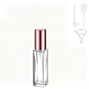 1 Cái 10ml Chai Xịt Nước Hoa Thủy Tinh Tái Sử Dụng Nắp Nhôm Đựng Rỗng Di Động Dành Cho Nam Và Nữ Nhiều Màu Sắc Lựa Chọn