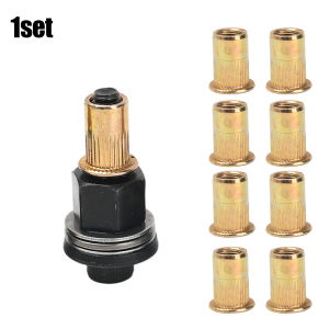 Hạt đinh tán Bộ súng M3-M8 Hướng dẫn sử dụng bộ dụng cụ tán đinh cho xe máy xe giấy phép mảng sửa chữa tấm kim loại làm việc nhanh chóng thay đổi mandrels