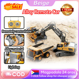 Remote Control Construction Toys Set Engineering Excavator Dump Truck for Kids Boys Birthday Gift