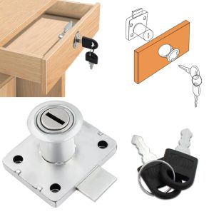 Drawer lock with key used for bedside tables wardrobes office and household furniture locks