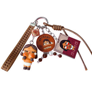 DIY Little Crybaby  Keychain Doll Pendant Bag Beaded Keychain Doll Pendant