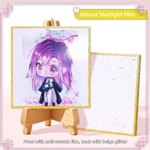 Laminated Starcharts Foil Printing Color Cards