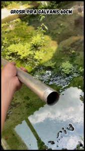 GROSIR Pipa Tiang Penangkal Petir Galvanis 1" 60cm Pipa Besi Galvanise Anti Petir Rumah