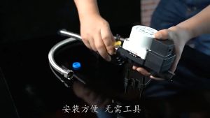 【Japan Imported 】 Household Automatic Booster Pump Connector Housing 24V 180W 85 feet Pressure Water Pump for kitchen Sink Shower Head Outside Tap