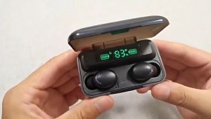 Buenas F9-5 True Wireless Stereo Earbuds with Power Bank and Charging Display Stereo Music Headphones