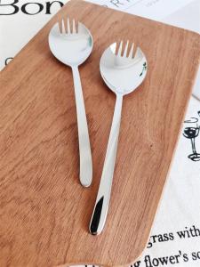 Thìa S้อมạ 18-10 Bằng Thép Không Gỉ Dùng Để Ăn Bánh Và Trái Cây Thìa Múc Đa Năng Thìa Ăn Dụng Cụ Ăn Uống Đồ Dùng Ăn Uống