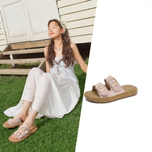 Josiny | Thick Soled Slip-On Slippers Soft Sole