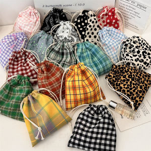 Drawstring Storage Pouch Womens Hand Carry Cloth Bag Multi-purpose Organizer Bag Jewelry Dust Bag