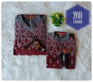 Koko couple lengan pendek/ koko ayah anak 1 tahun/ Koko sarimbit ayah anak/ baju koko lengan pendek
