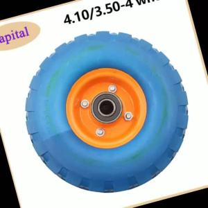 4.10/3.50-4 Pneumatic Tire Wheels 10 Inch For Electric Tricycle Trolley Scooter Warehouse Car Tire Replace