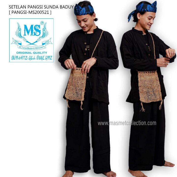 Baju Pangsi Baduy Baju Tradisional Khas Baduy Lazada Indonesia