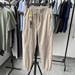 Quần Dài Thể Thao Nam Mùa Hè Mỏng Co Giãn Thoáng Khí Nhanh Khô Ngoài Trời Quần Dài Thường Ngày Chống Nắng Cạp Chun