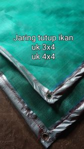 JARING HIJAU JARING TUTUP IKAN UKURAN 3X4 4X4 SIAP PAKAI