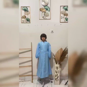 Gamis Anak Wanita Remaja Terbaru 2025/Maxi Alika Kids 3-14 Tahun Matt Satin Velvet Mix Brokat Malika