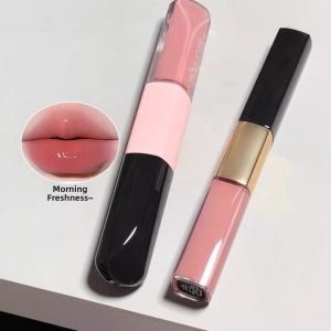 TIANKE | Two-tone Dual-ended Lipstick Matte & Glossy No Stain Long-lasting Natural Look