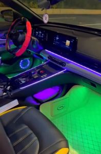 Bộ đèn led gầm ghế cảm biến theo nhạc cực sang trọng (Loại 12 bóng led 22cm)có video sản phẩm Myauto