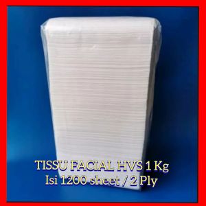 FACIAL TISSUE KILOAN HVS 1 KG ISI 1200 LEMBAR 2 PLY