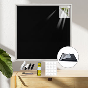 2 meters * 1.45 meters [78.74 inches * 57.09 inches]. Silver black sunshade cloth can darken the rooms lighting