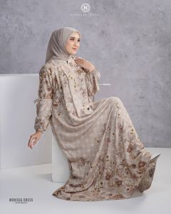 MORISSHA DRESS by Nadheera Luxury gamis dress muslim rayon premium