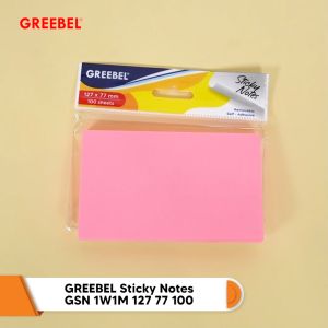 GREEBEL Sticky Notes Kertas Catatan 100 Lembar (1W1M 127 77) Note Memo Alat Tulis Kantor
