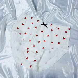 พลัสไซส์ ผู้หญิง ชุดชั้นใน Pure ผ้าฝ้าย Mid เอว กางเกงใน ระบายอากาศได้ดี Modal แบบบาง No Trace น่ารัก สามเหลี่ยม กางเกง ใส่สบาย ฤดูใบไม้ผลิ