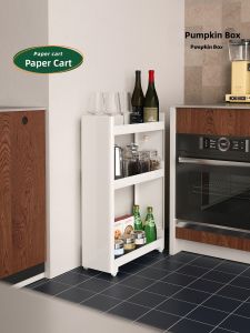 NANGUAHEZI | Space-saving Mobile Waterproof Bathroom Storage Cart