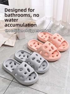 MONLEYTA | Super Anti-Slip Bath Slippers Womens Indoor Home Shower Summer New Style Hollow Out Drainage Couples EVA Couples Slippers