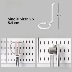 Dyson Vacuum Cleaner Wall Mounted Storage Rack Hole Board Nail Free Organizer Shelf Plastic Adhesive Installation Home Organizer