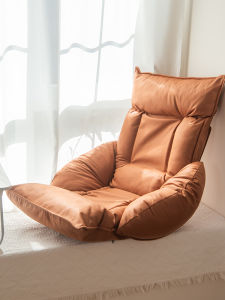 เก้าอี้นอนสไตล์ญี่ปุ่น Tatami ที่มีเบาะรองรับส้นหลังพับได้สำหรับห้องนอน วัสดุพลาสติก เก้าอี้เล่นเกมส์ในหอพักนักเรียน