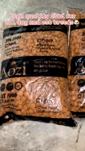 20kg Aozi Adult Gold Aozi Puppy Silver All Stages Adult Puppy Dry Food Pet Food Essentials